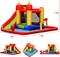 Backyard Inflatable Water Slide Castle Splash Pool 3-10 Kids Multi-Color